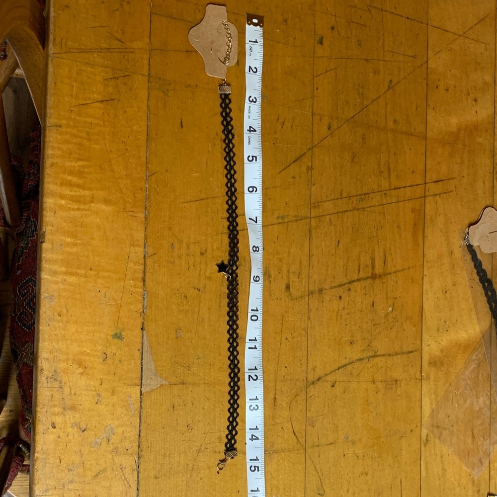 2 Black Chocker Necklaces